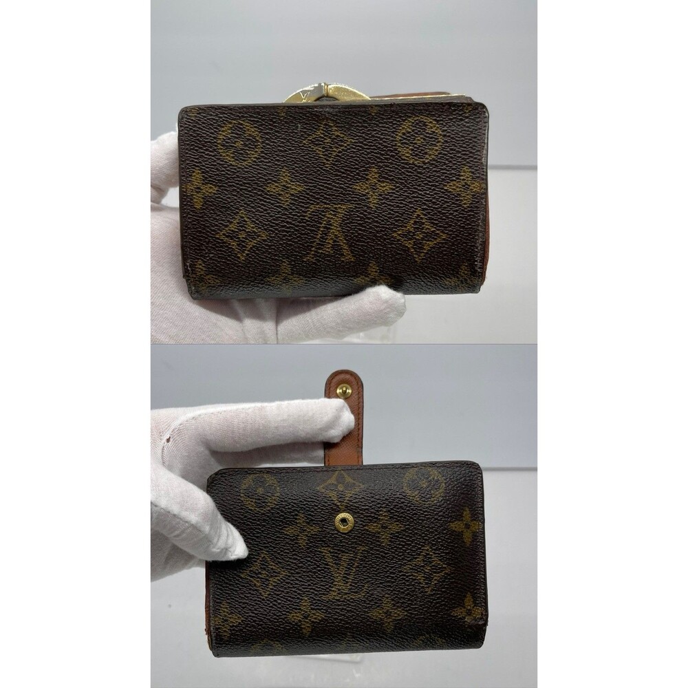 Louis Vuitton Monogram Porte Monnaie Billets Viennois Wallet Brown –Authentic/65 - Picture 7 of 8